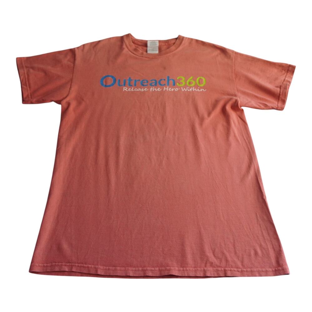 Outreach360 Coral Graphic Tee Medium Gildan Ultra Cotton Unisex - Picture 4 of 8